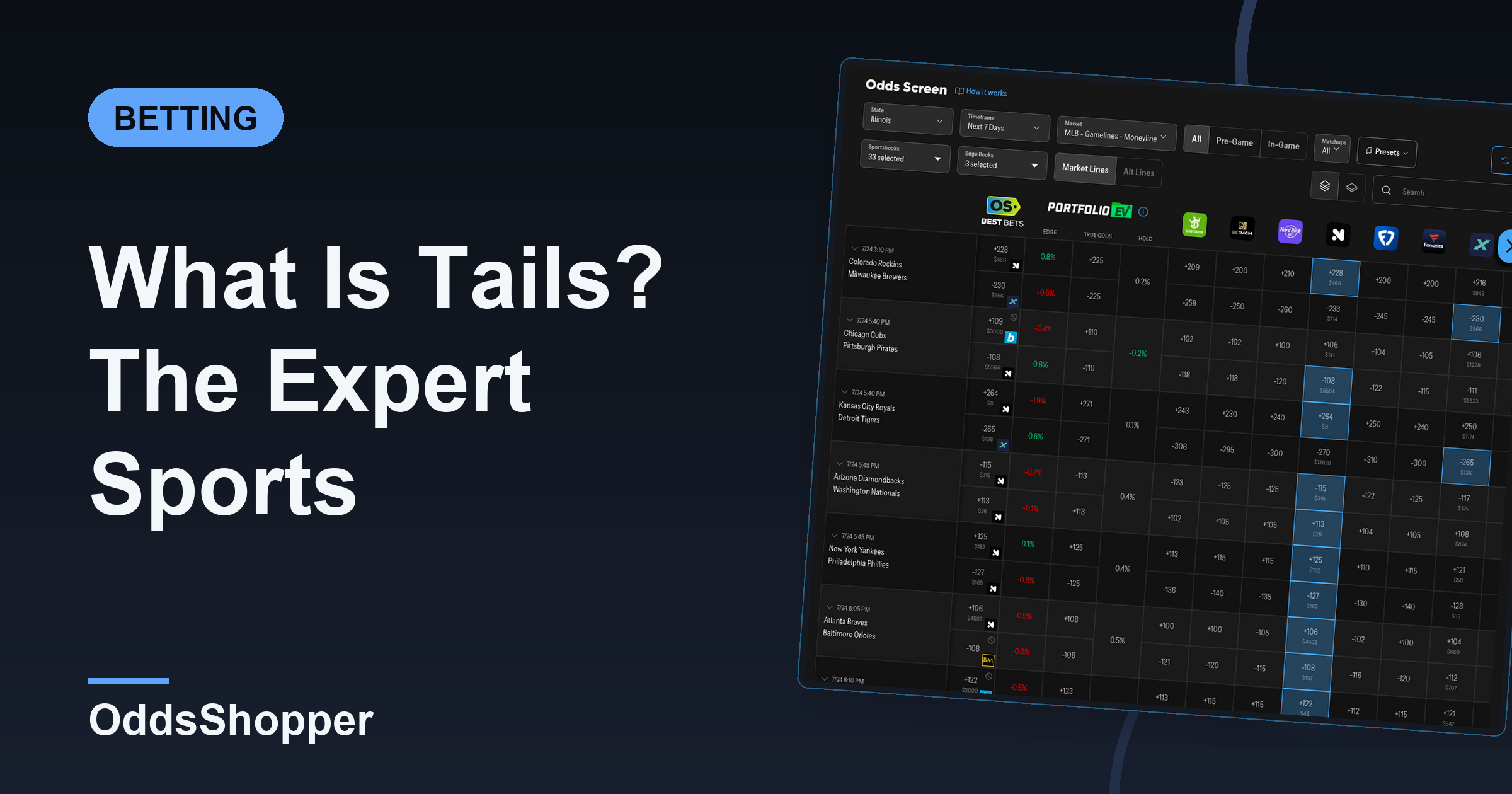 What Is Tails? The Expert Sports Betting Picks App