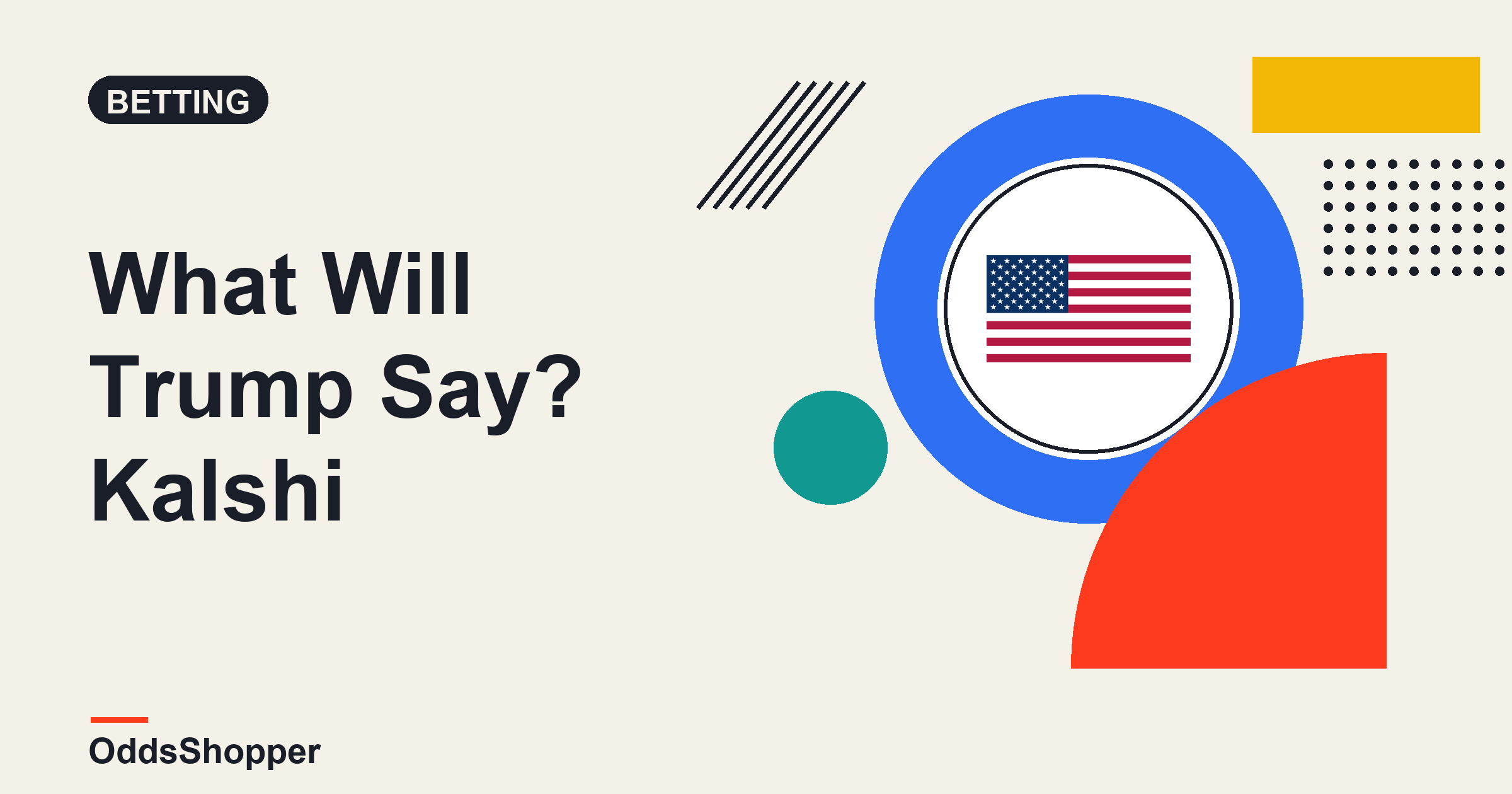 What Will Trump Say? Kalshi Mention Market Odds