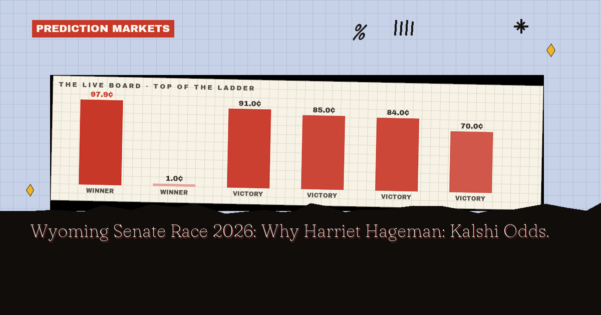 Why Harriet Hageman (R) Will Win the Wyoming Senate Race