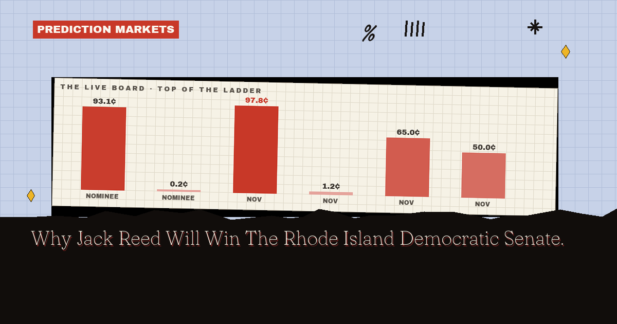 Why Jack Reed Will Win The Rhode Island Democratic Senate Primary