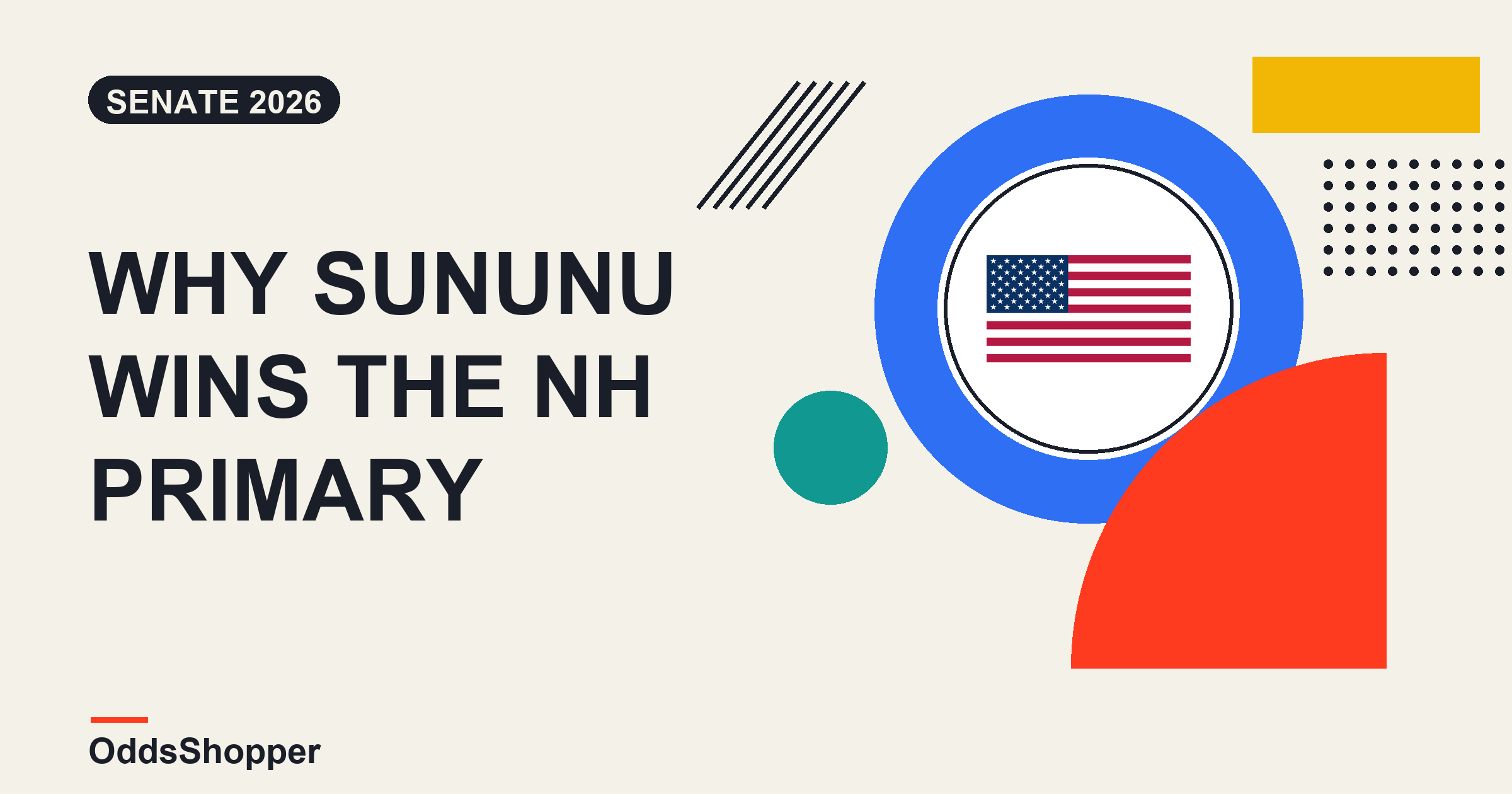 Why John E. Sununu (R) Will Win the NH Senate Primary