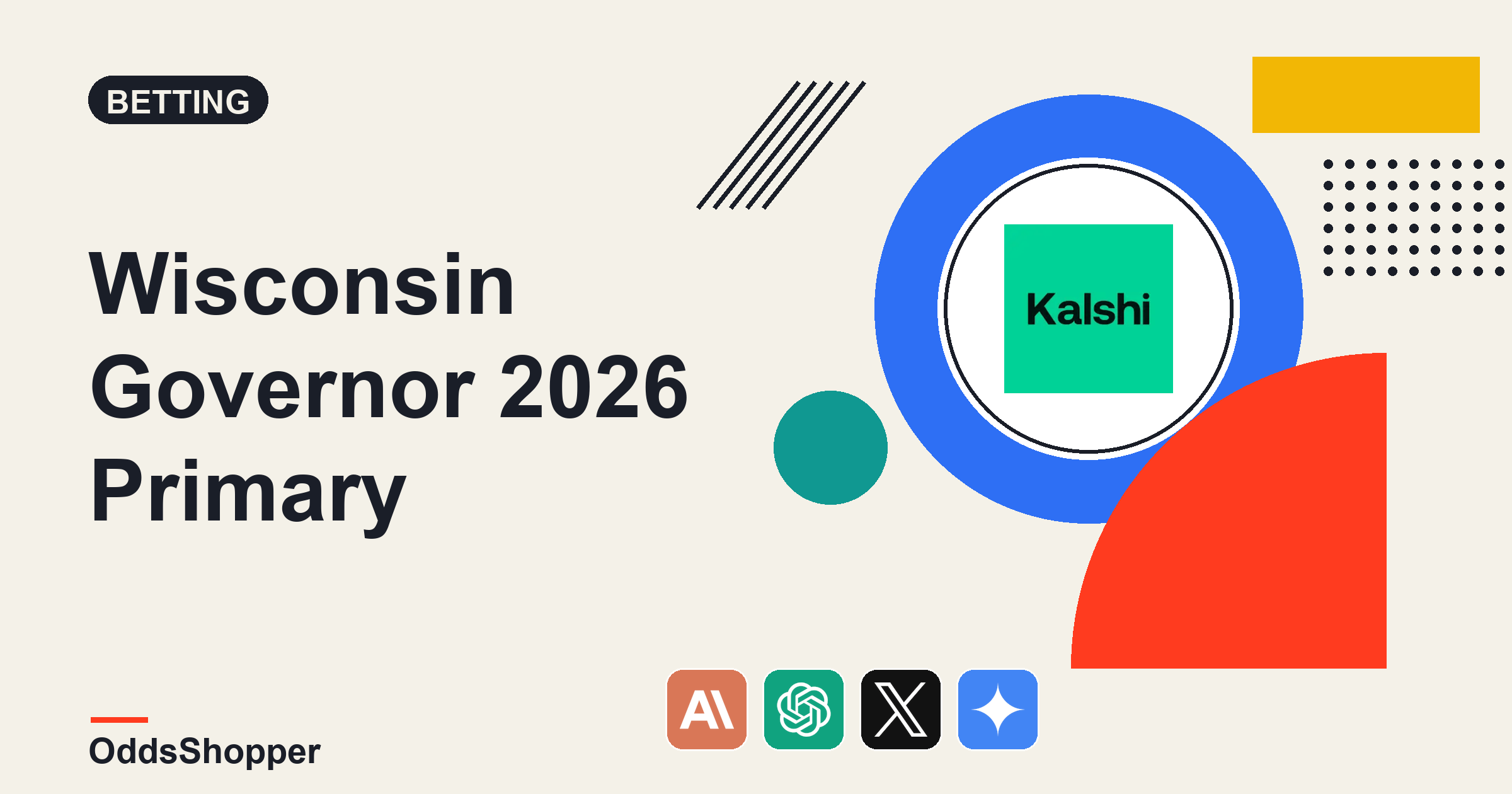 Wisconsin Governor 2026 Primary Odds: Hong At 95%
