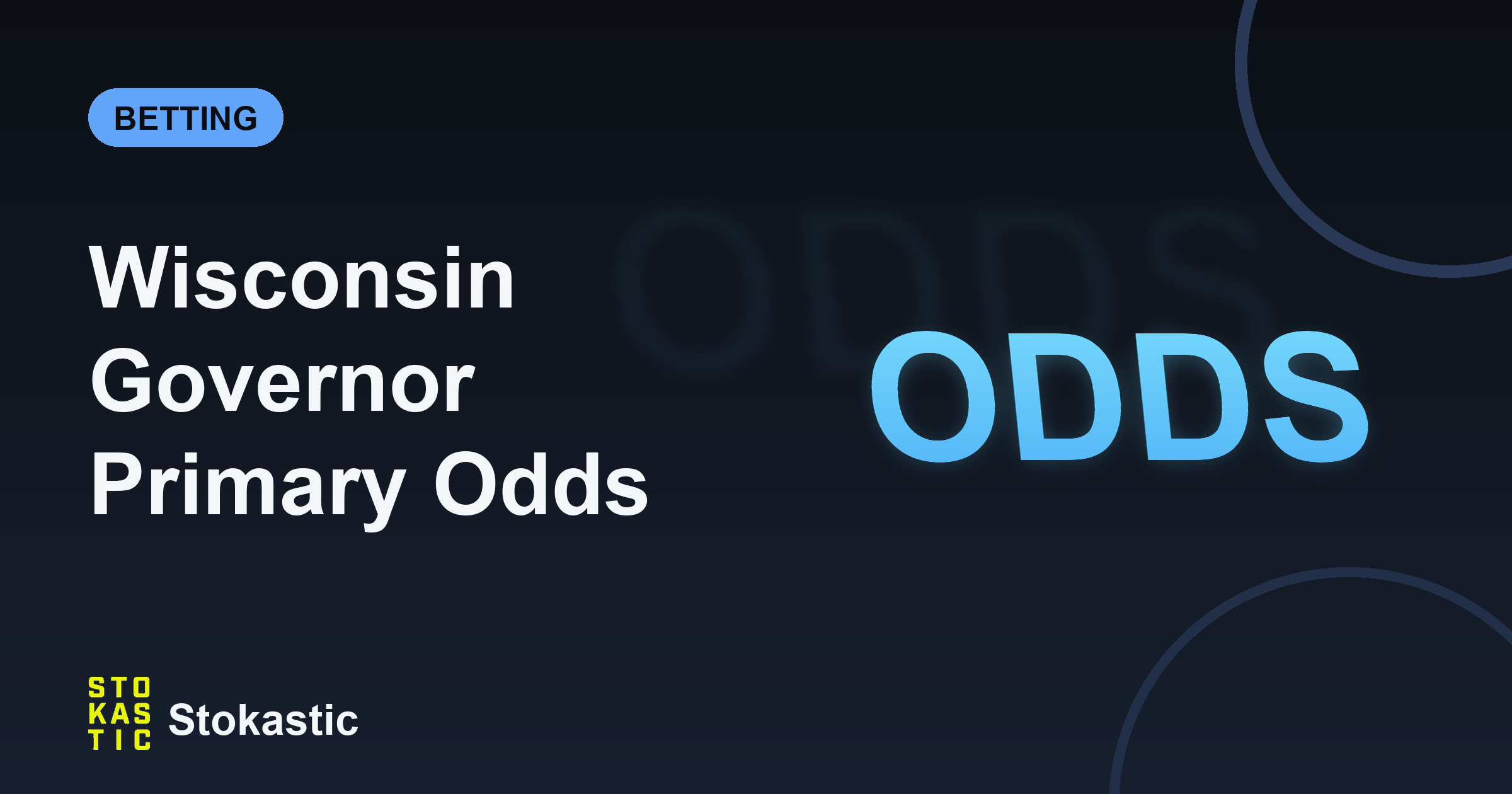 Wisconsin Governor Primary Odds: Hong At 95% As Wisconsin Votes