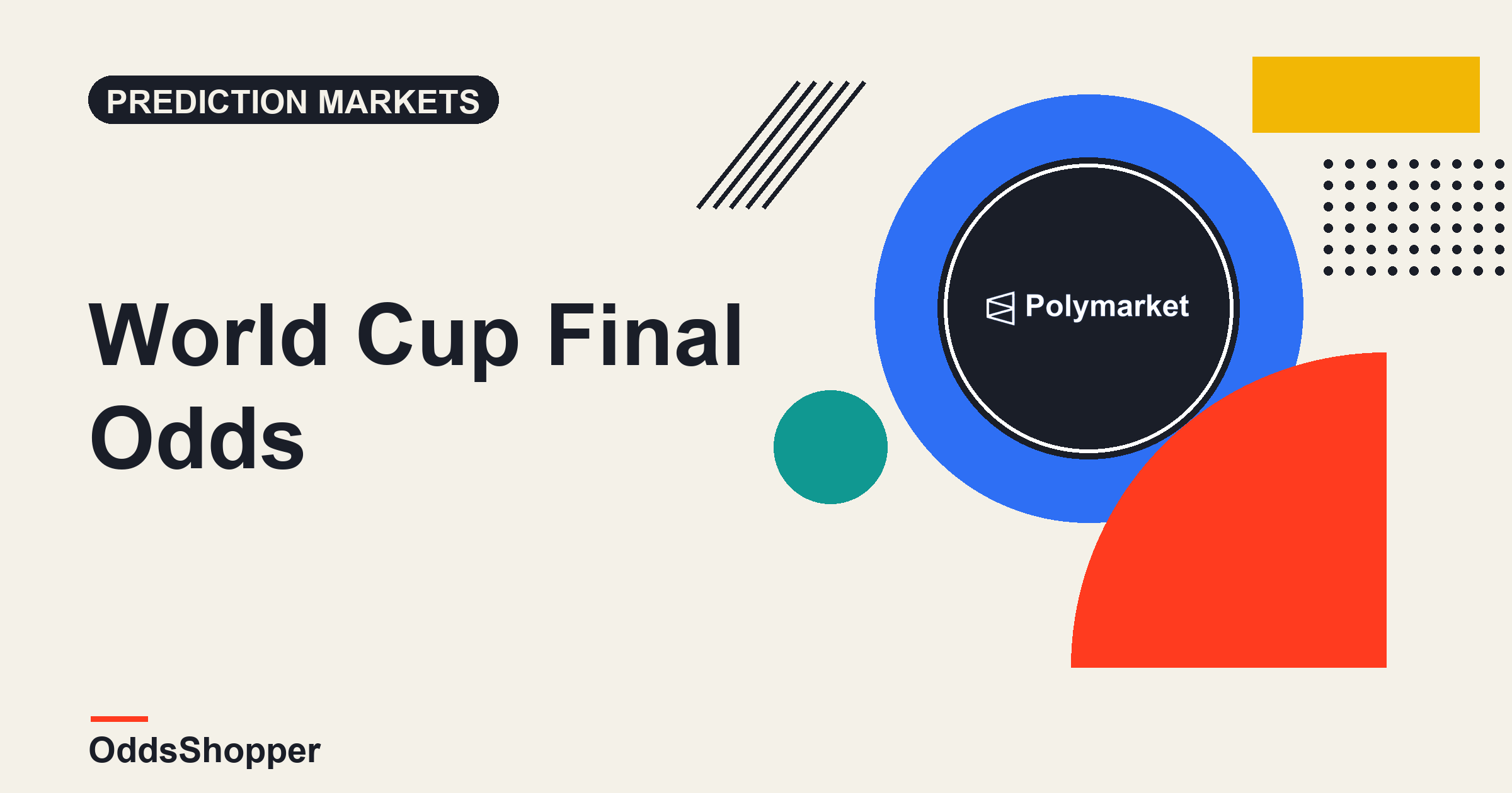 World Cup Final Odds: Kalshi, Polymarket & Sportsbooks